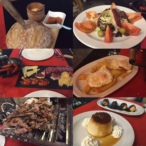 Asador Sidreria Palacios. — Comida y bebida
