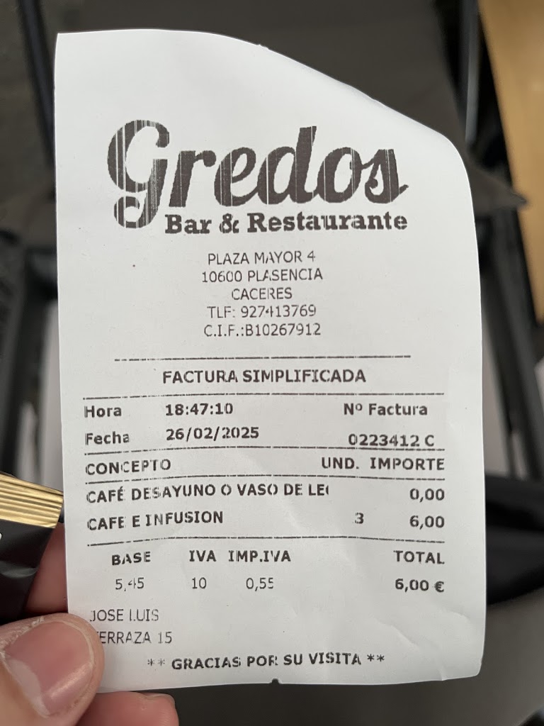 Restaurante Gredos — Mas recientes