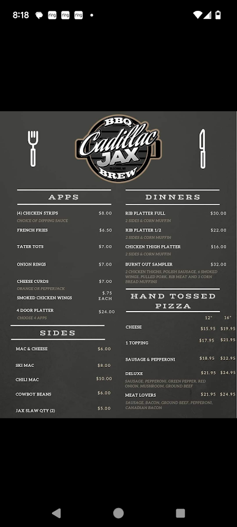  Cadillac Jax BBQ & Brew