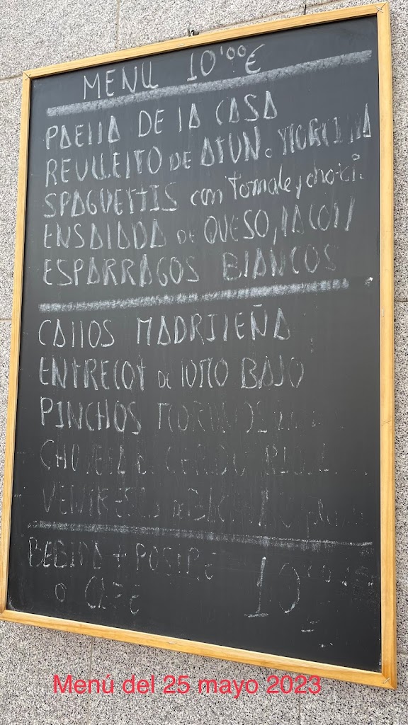 BAR EL CEPO - CASA DE COMIDAS RESTAURANTE — Carta