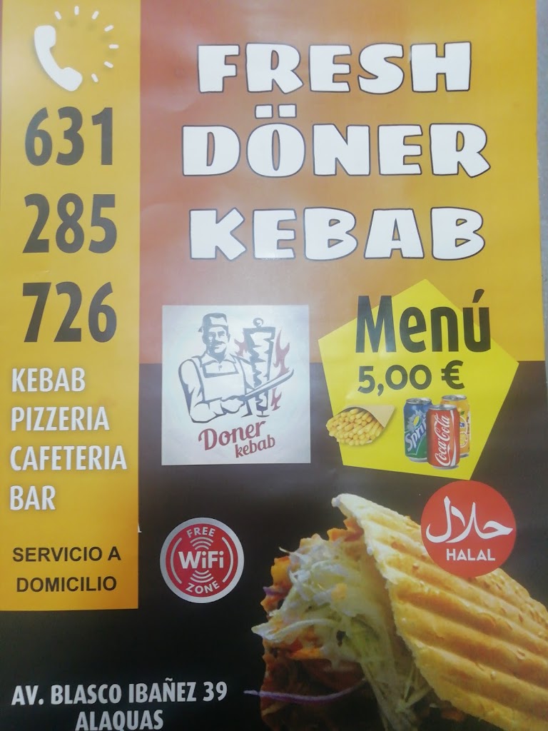 Fresh Doner Kebab — Papas fritas