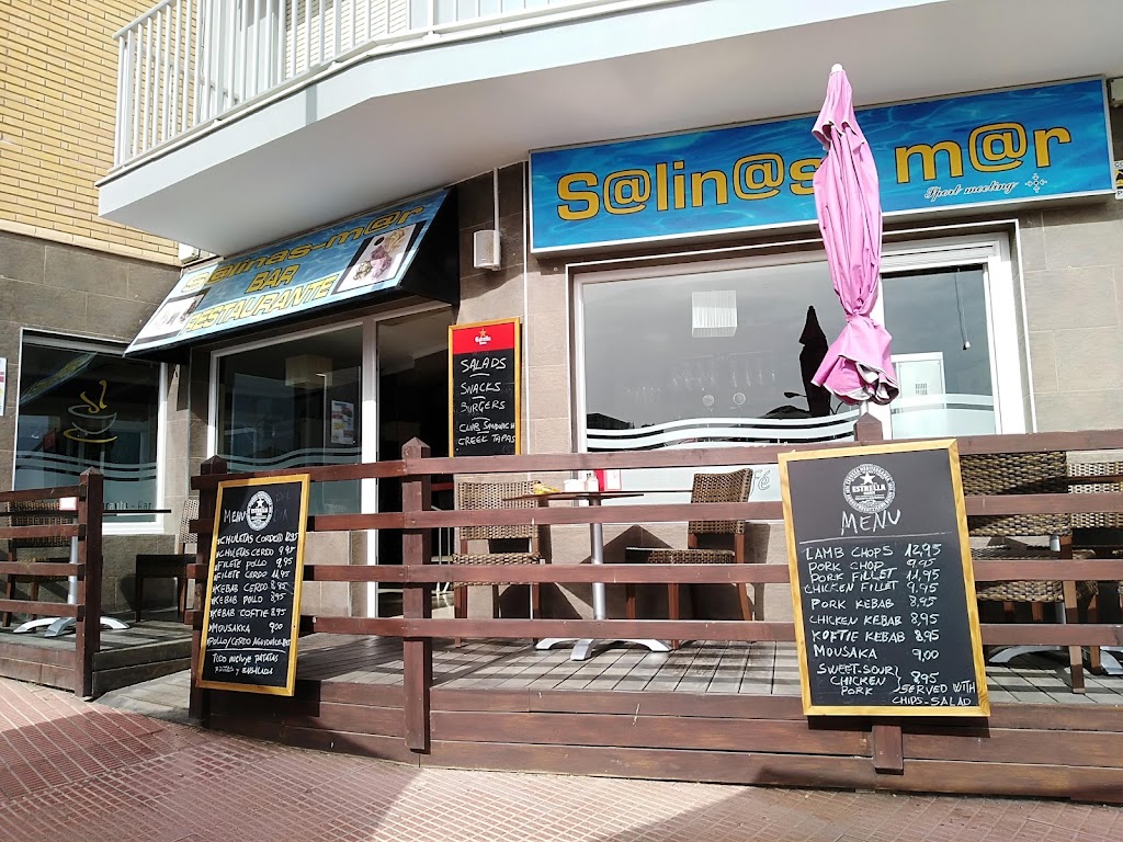 Salinas Mar: mediterranean cuisine and greek specialties — Carta