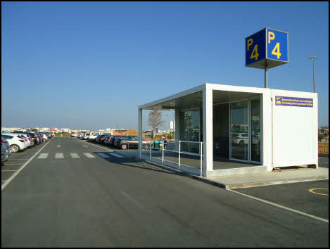 Yor Car Hire Faro Airport delivery point car park P4 em Faro