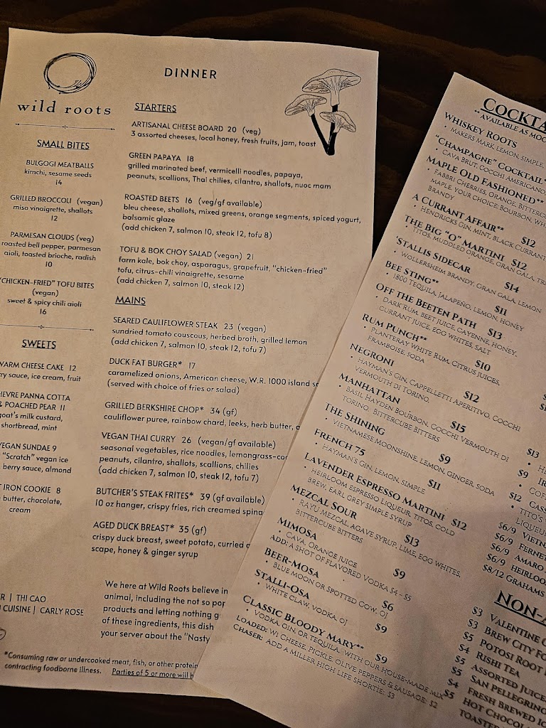  Wild Roots Restaurant