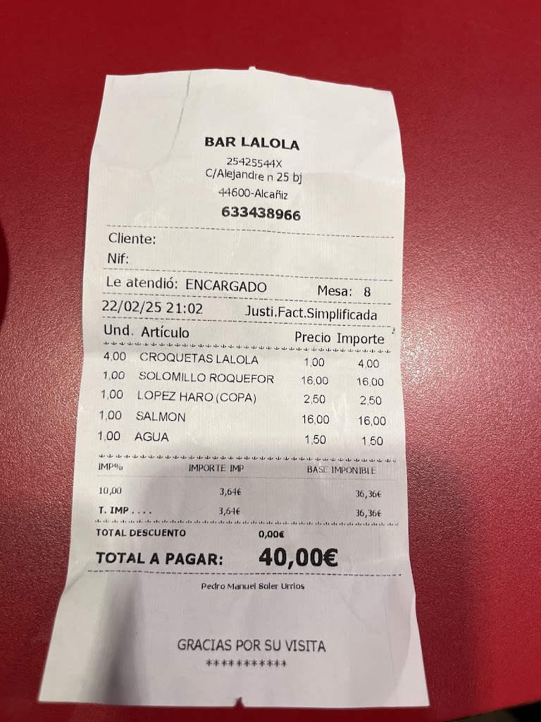 Bar LaLola — Mas recientes