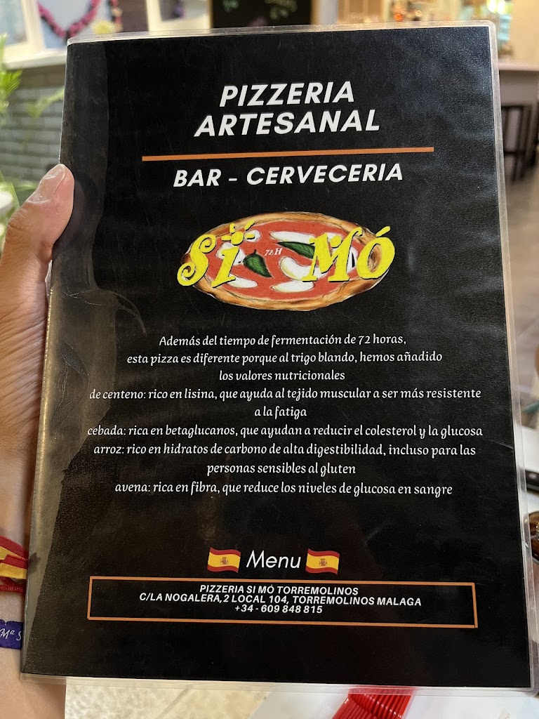 Pizzeria Simo — Carta