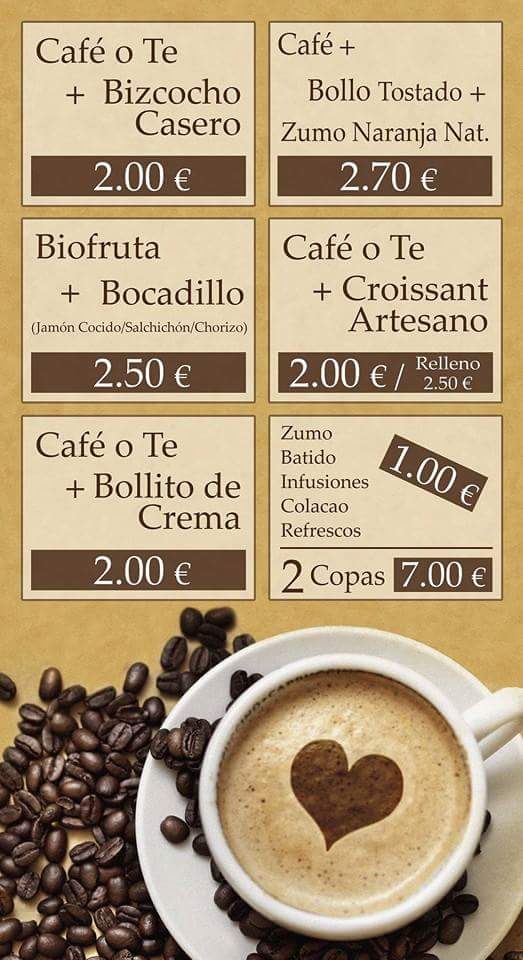 Lola's Cafeteria — Carta