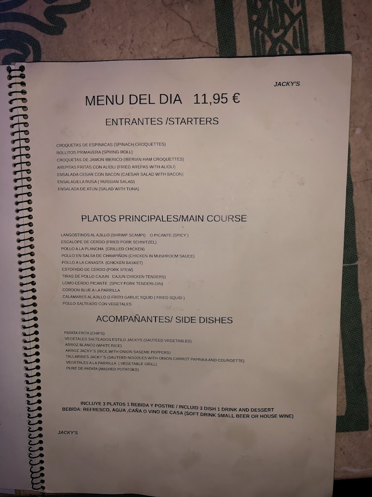 Restaurante Jacky's — Mas recientes