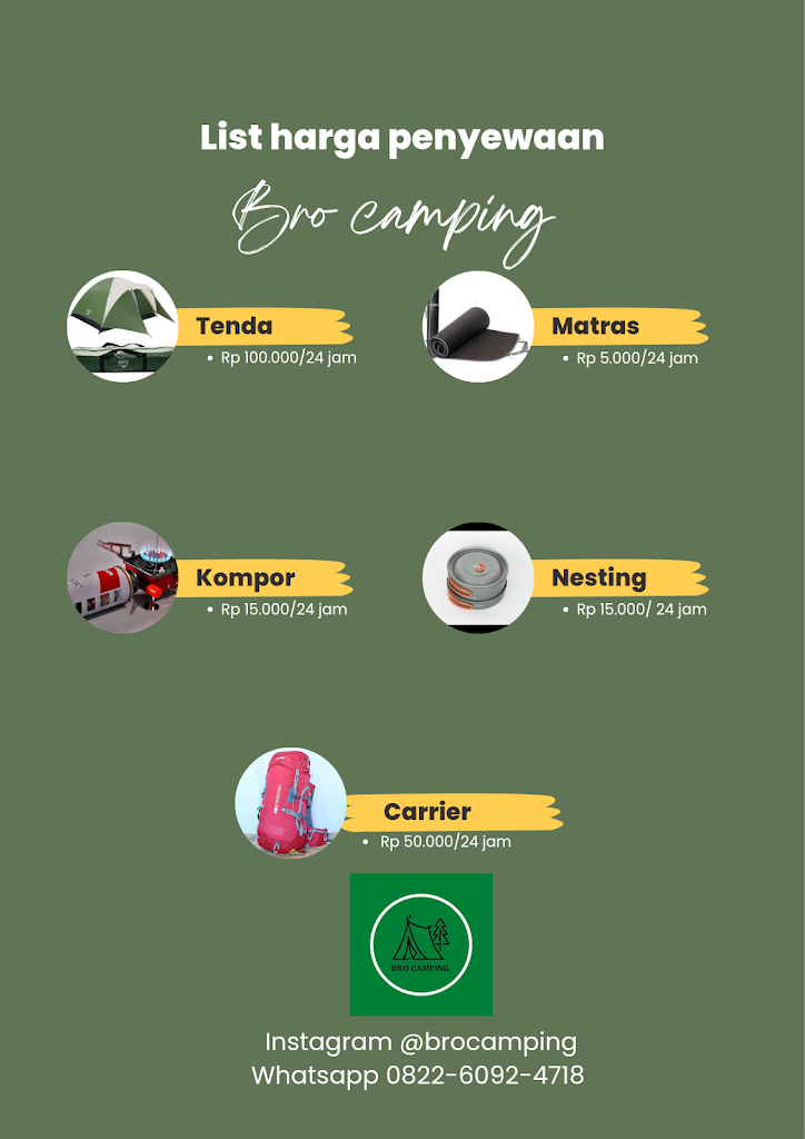 Sewa Tenda Takengon ( Bro Camping )