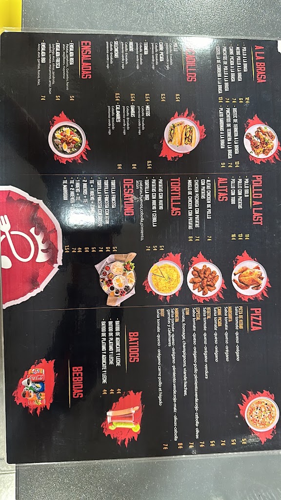 RESTAURANTE HALAL SNACK L'stany — Carta