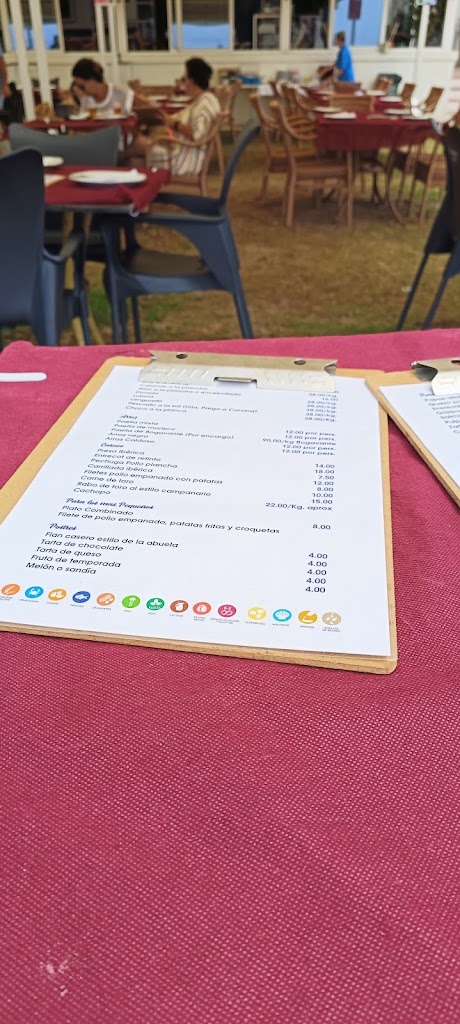 Restaurante El Campanario — Carta