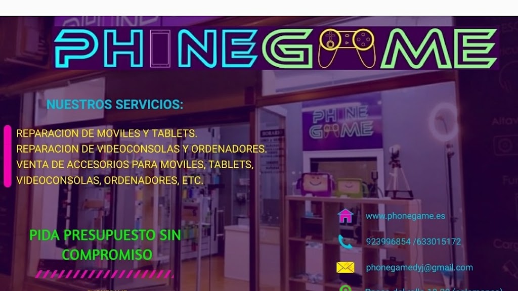 ARREGLO DE CONSOLAS / PHONEGAME