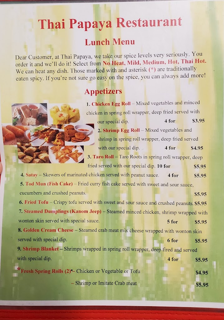 Thai Papaya Restaurant
