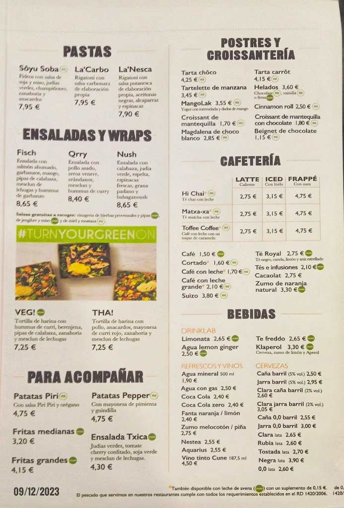 Viena - Cornella de Llobregat — Carta