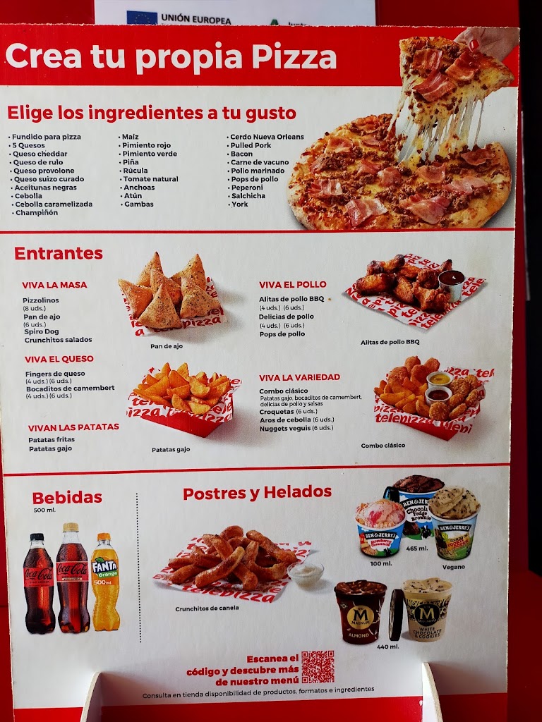 Telepizza Mairena de Aljarafe - Comida a domicilio — Carta