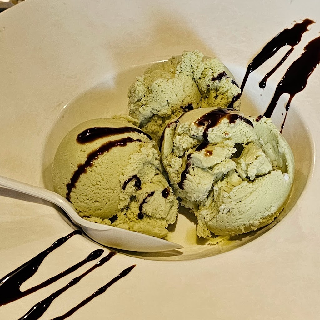 Green tea ice cream