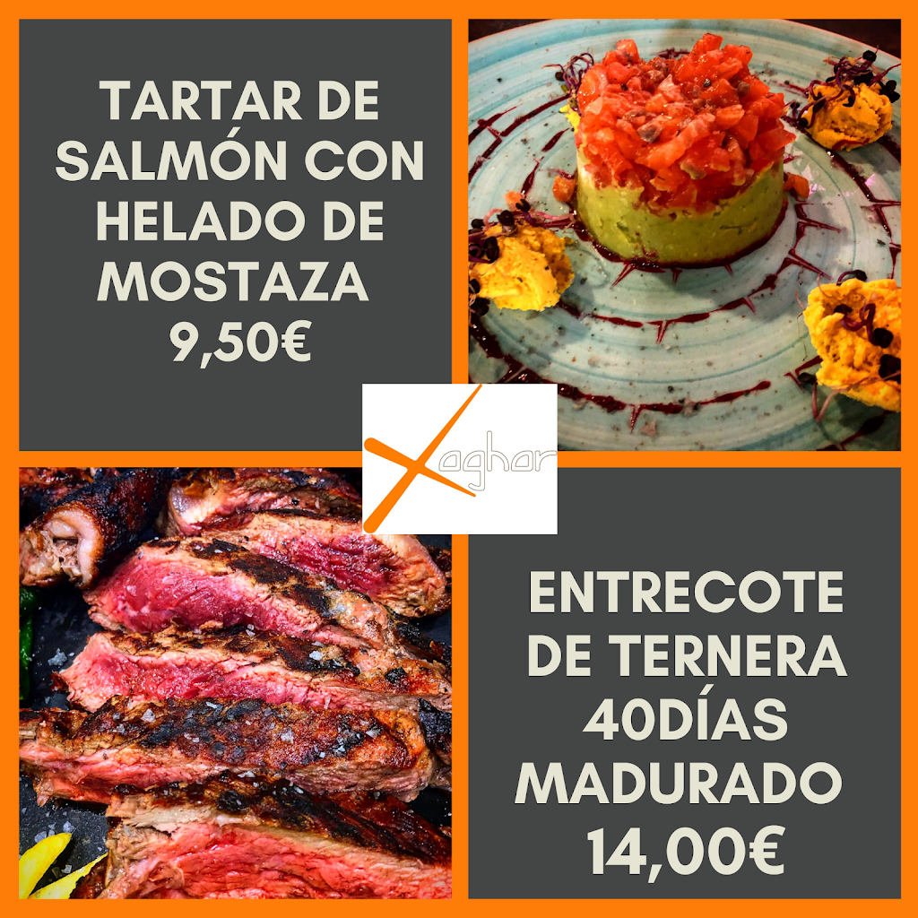 Xaghar Restaurante — Carta