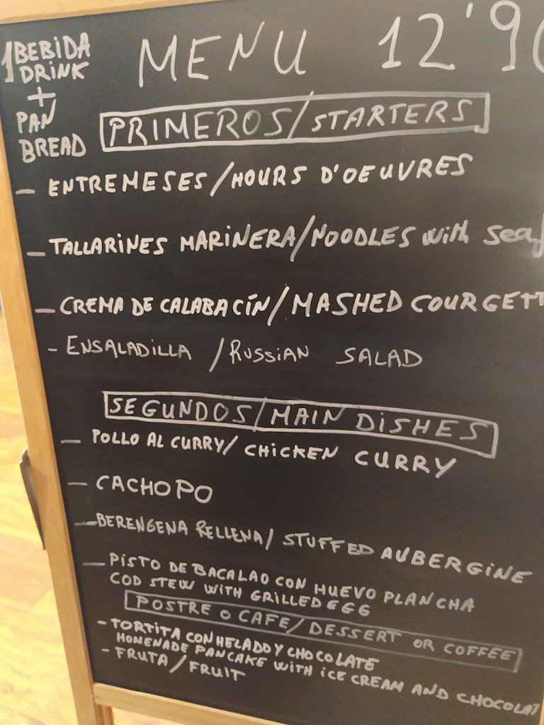 Cafe paradise altea — Carta