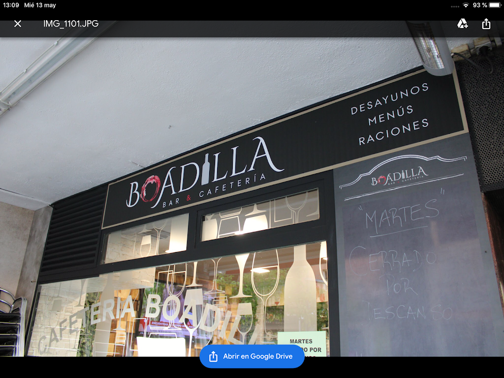 Bar y cafeteria Boadilla