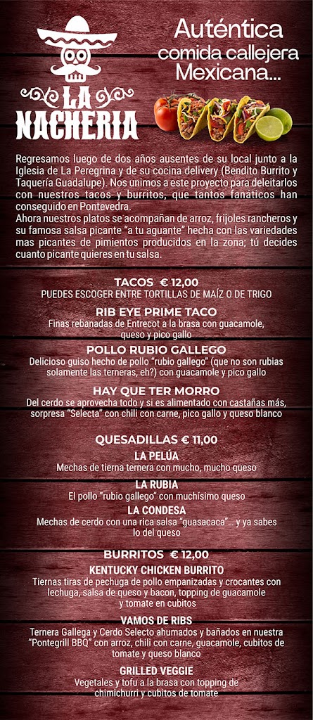 LA QUADRA Urban Food Court — Carta