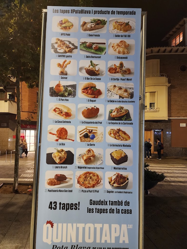 Restaurante Rustic — Carta