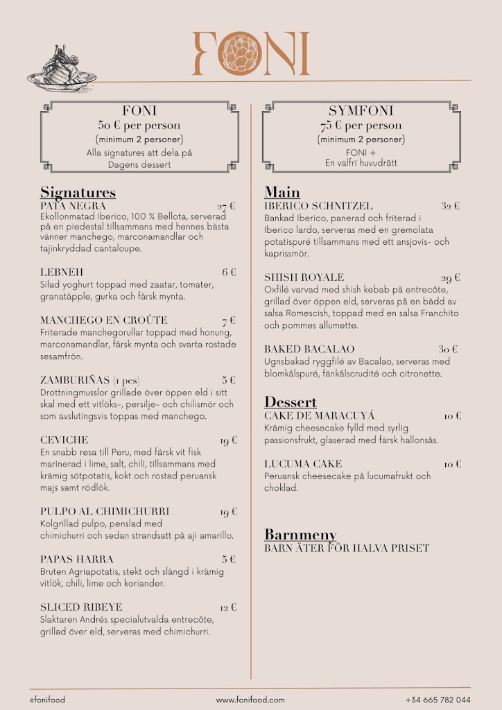 FONI — Carta