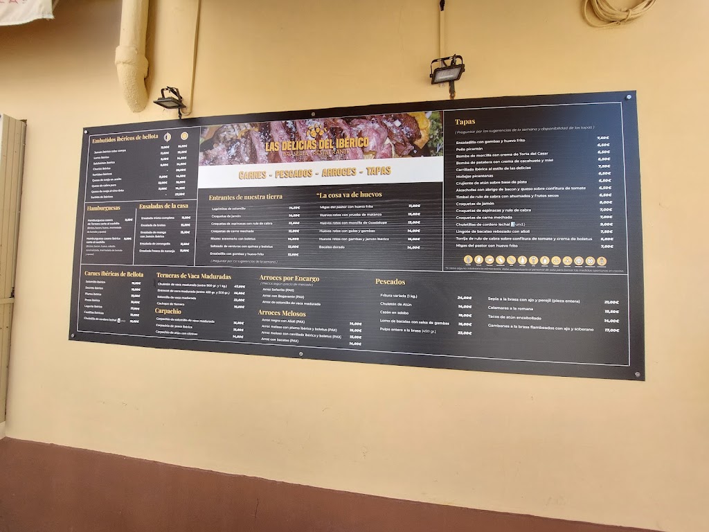 Braseria Las Delicias del Iberico — Carta
