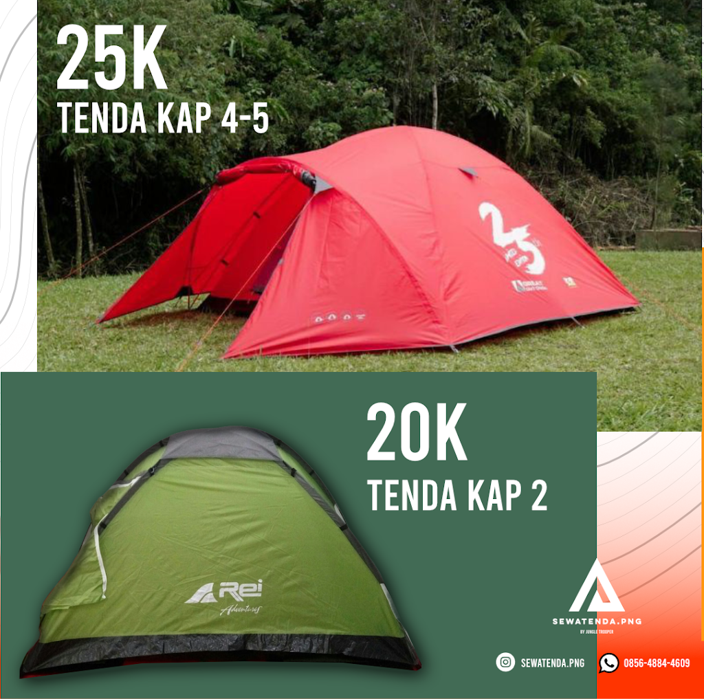 Sewa Tenda Ponorogo (peralatan camping)