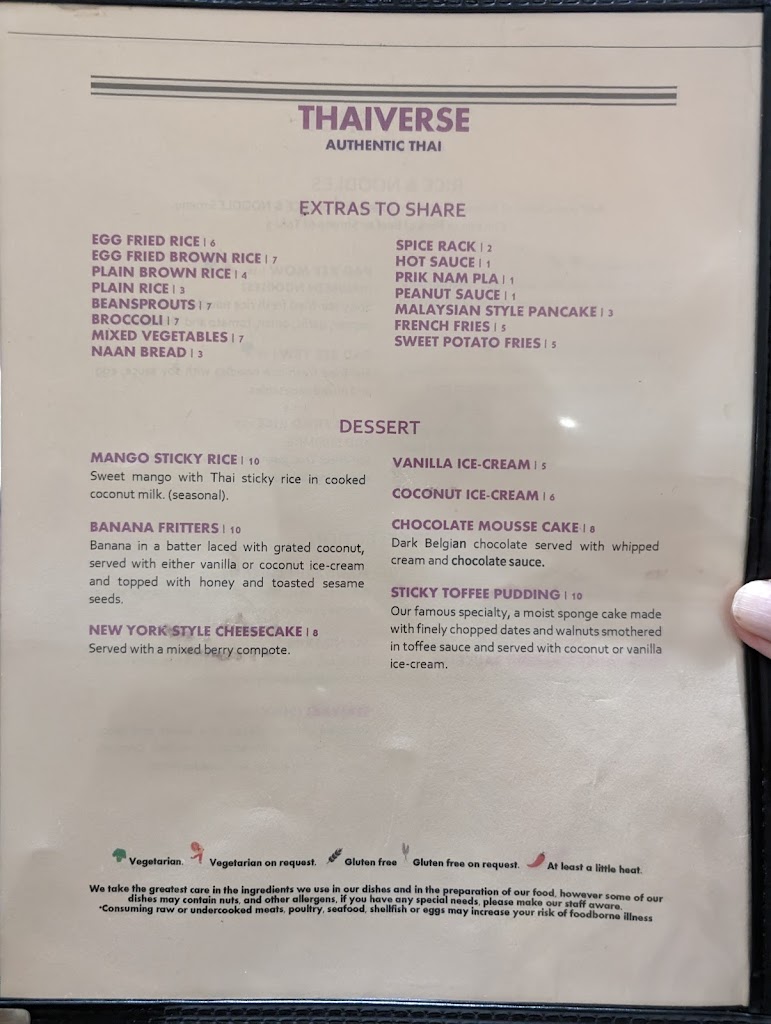 Thaiverse Restaurant Middleburg