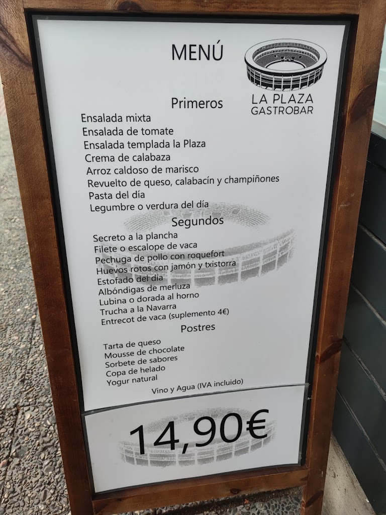 La Plaza Gastrobar — Carta