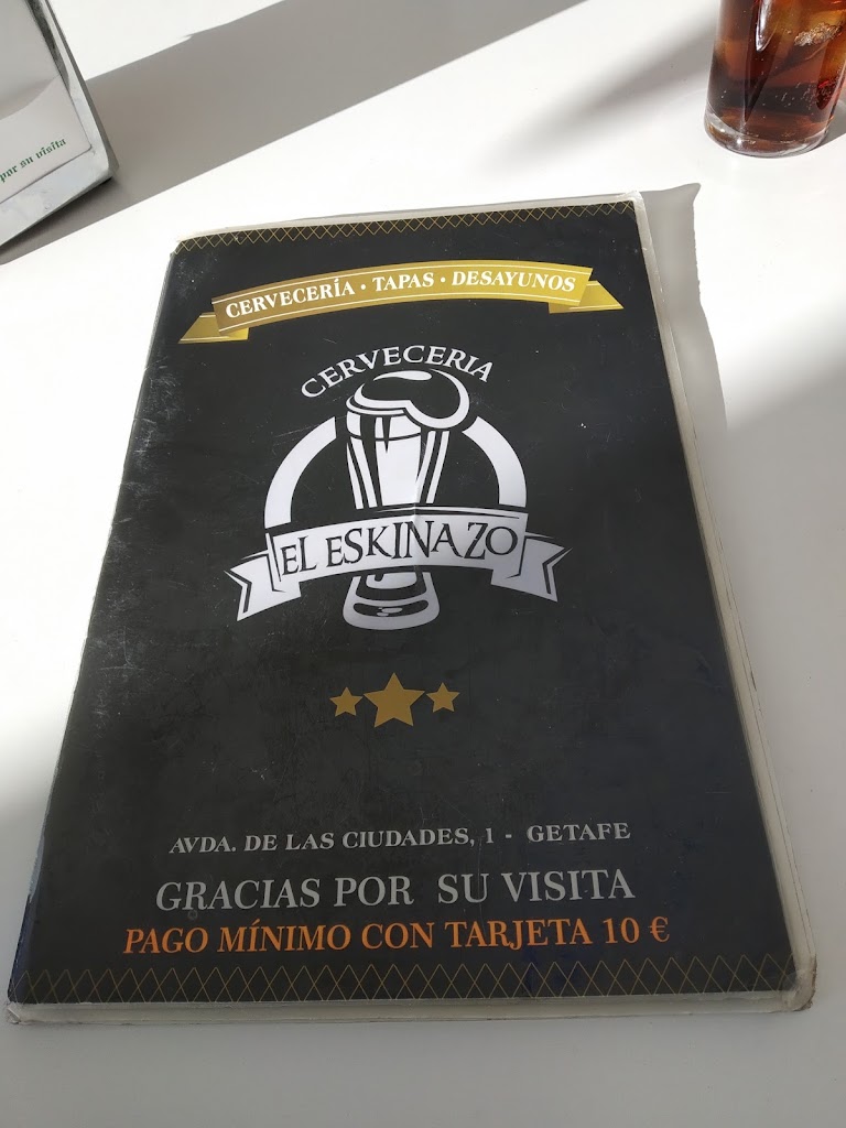 Cerveceria El Esquinazo — Carta