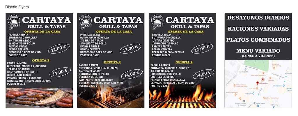 CARTAYA GRILL & TAPAS — Carta
