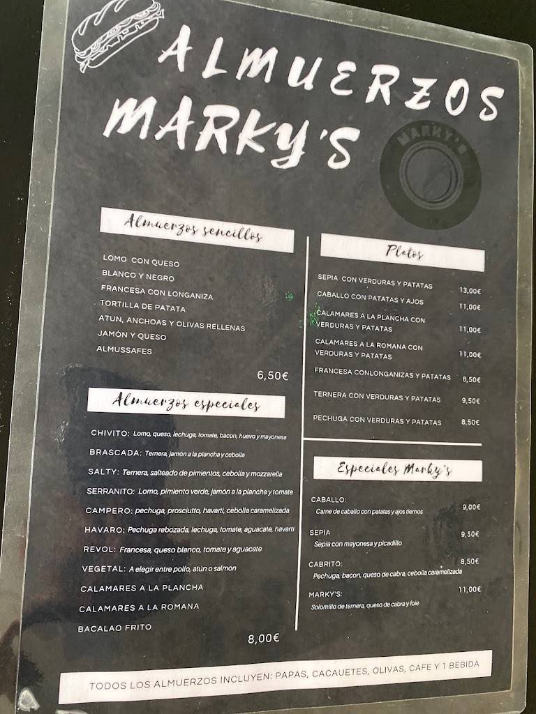 GASTROBAR MARKY'S — Del propietario