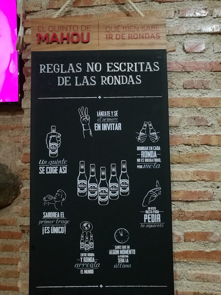 Cafeteria el Coliseum — Carta