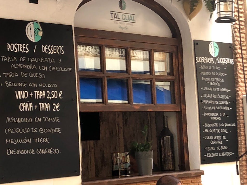 Bar Tal Cual — Carta