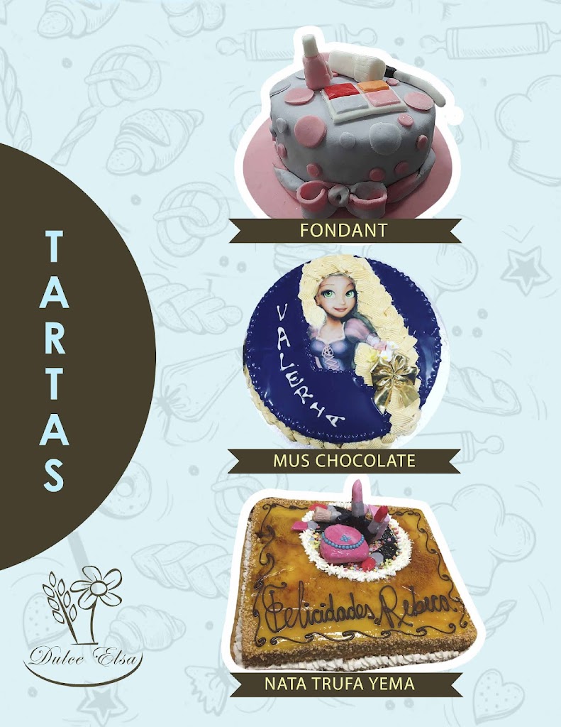 Pasteleria DulceElsa — Carta