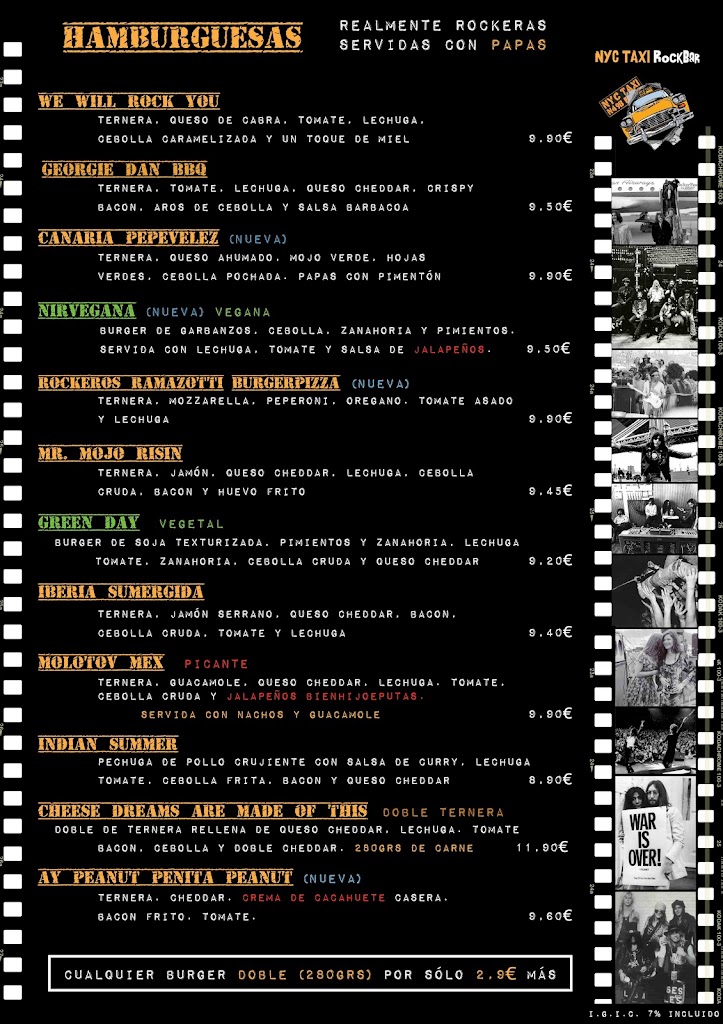 NYC Taxi RockBar — Carta