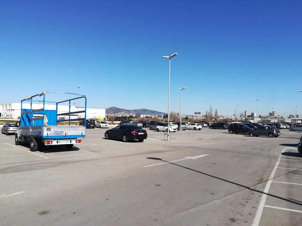 Estacionamiento para coches.