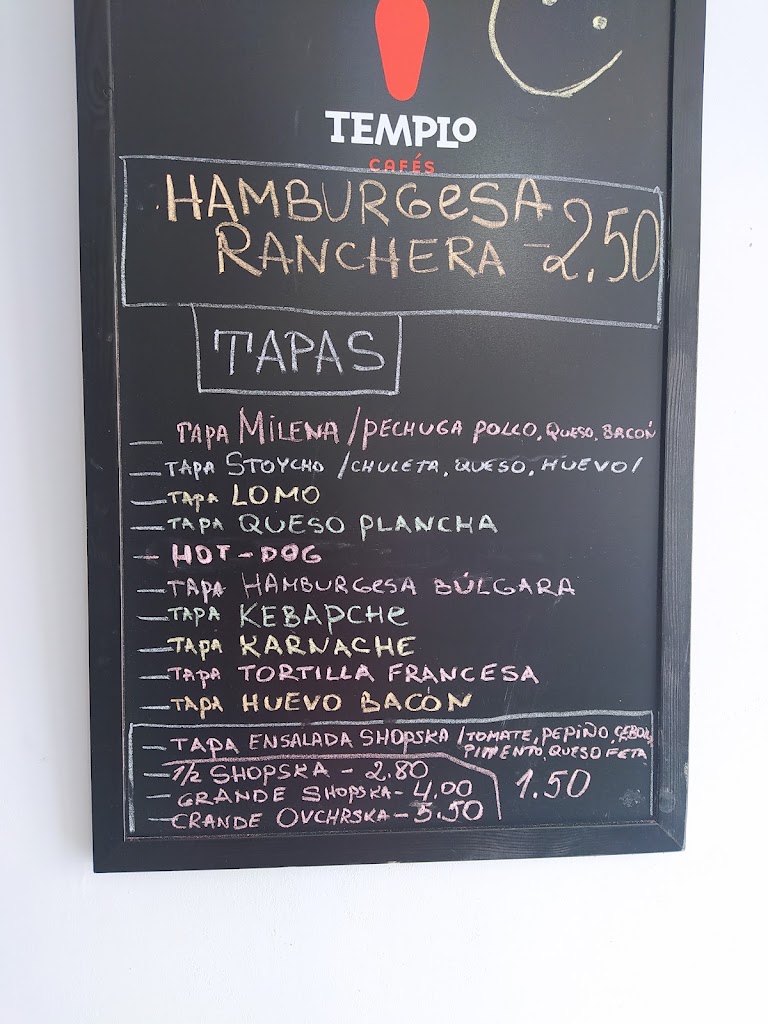 TABERNA MILENA — Carta