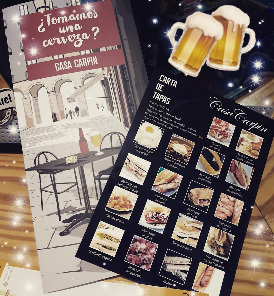Casa Carpin Restaurante - Tapas — Carta
