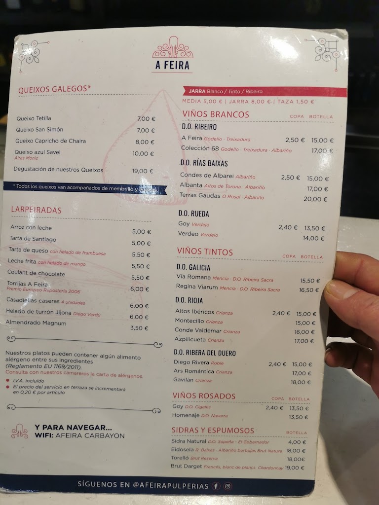A Feira — Carta