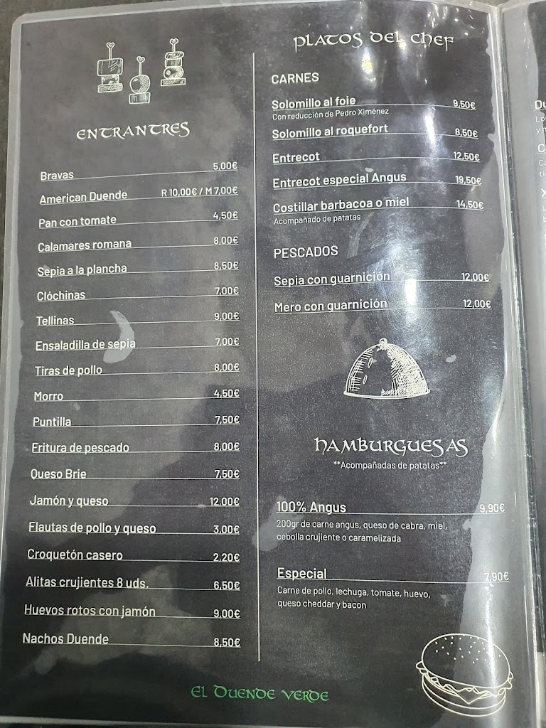 El duende verde — Carta