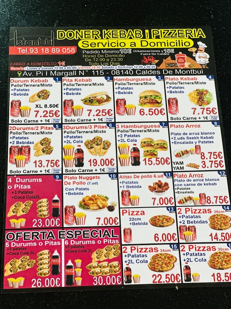 Istanbul Doner Kebab & Pizzeria — Mas recientes
