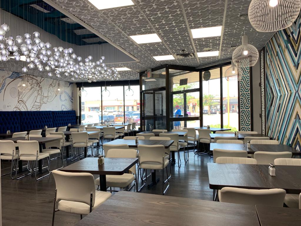 Samaka Mediterranean Seafood restaurant in Mississauga
