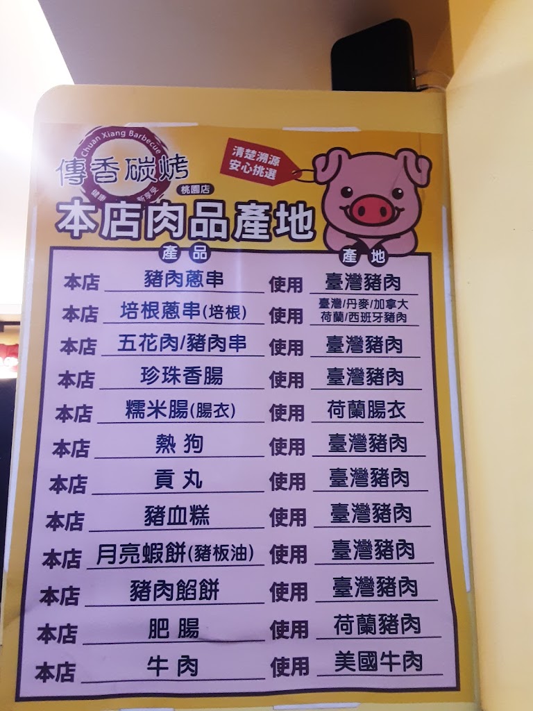 傳香碳烤桃園總店 的照片