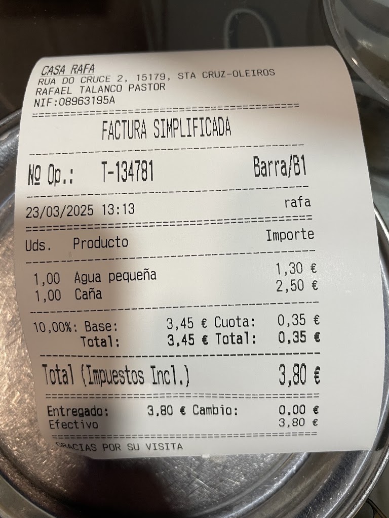 Restaurante Casa Rafa — Mas recientes