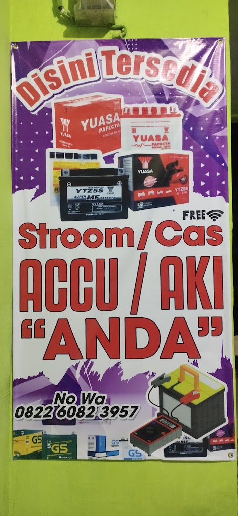 CAS AKI STROM ACCU/DINAMO ANDA KRAKSAAN