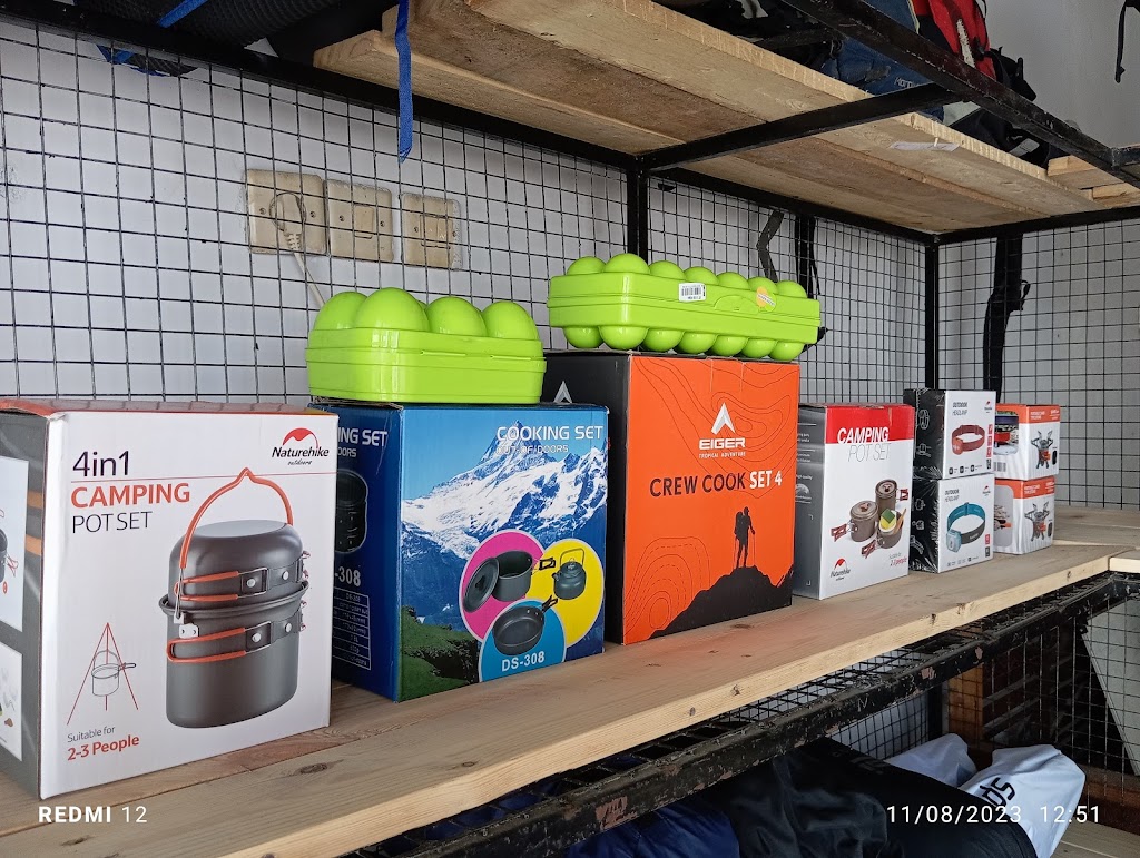 Rental Alat outdoor / Sewa alat camping Arka Adventure