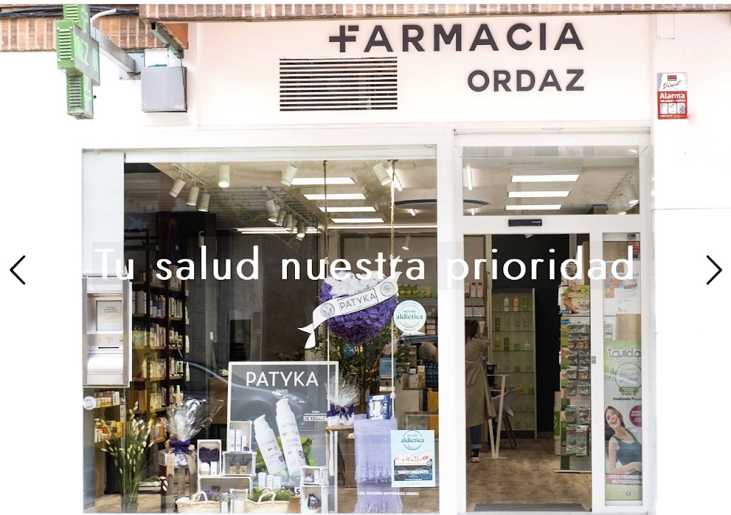 Farmacia "Begona Gutierrez Ordaz" — Del propietario
