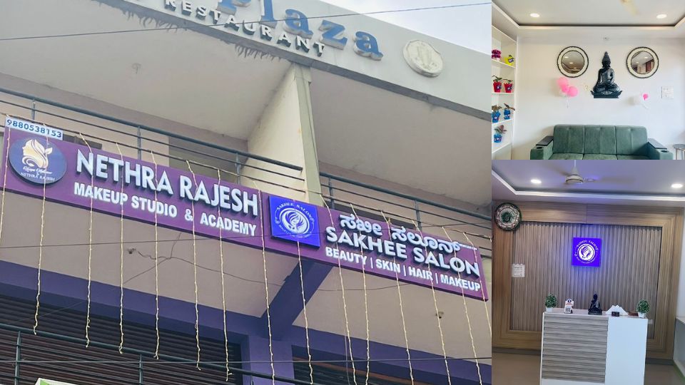 Nr Makeup Hair Academy And Sakhee Salons Nethra Raajesh Makeup Studio Academy In Hennur
